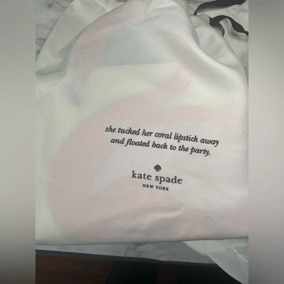 New Kate Spade By The Pool Flamingo Original Bag - Picture 10 of 11